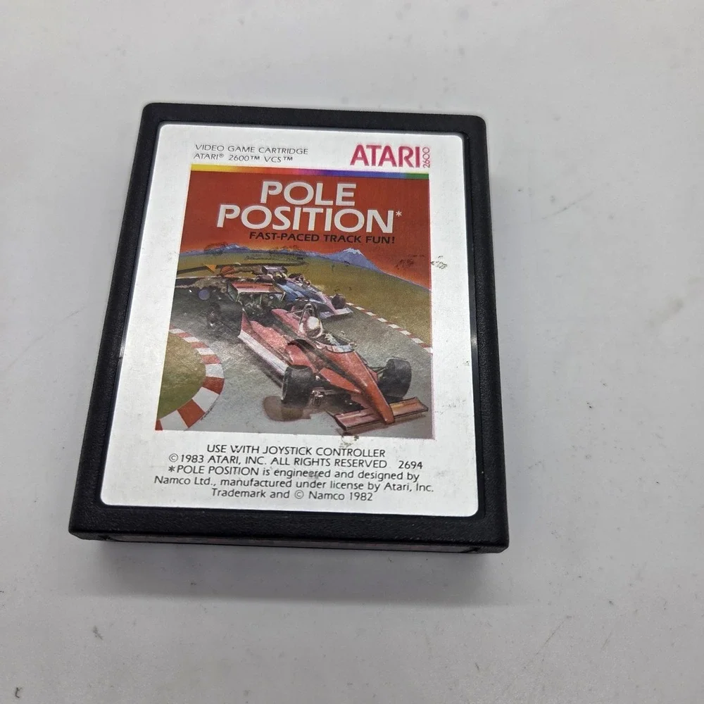 Pole Position Atari 2600 VCS Game Cartridge - Tested‎ & Working - Authentic 1983